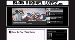 Desktop Screenshot of blog.mikhaellopez.com