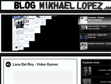 Tablet Screenshot of blog.mikhaellopez.com